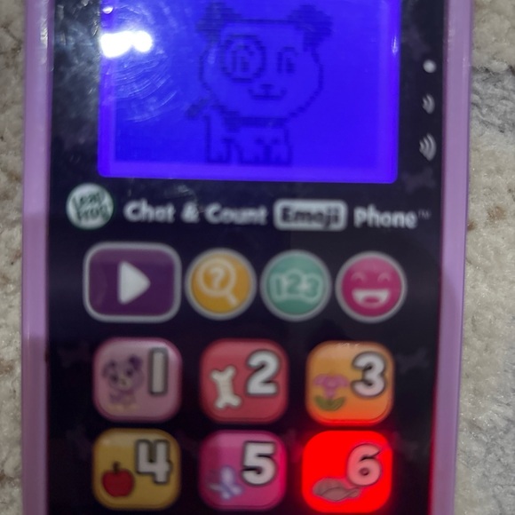 LeapFrog Interactive Learning Games Phone - Purples - Picture 4 of 8